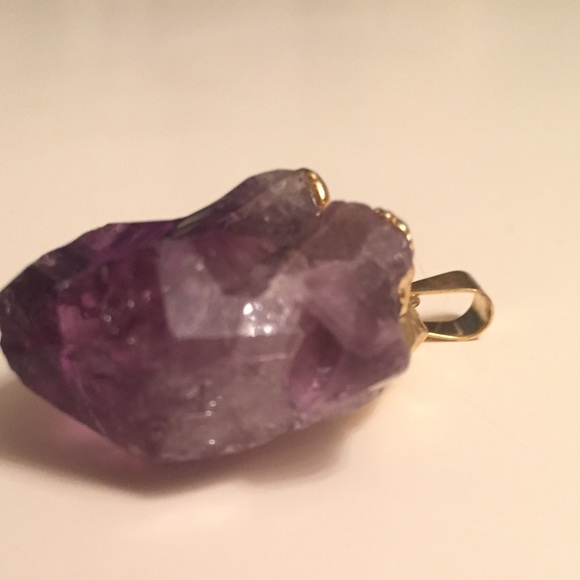 Purple Crystal Pendant - Picture 3 of 5